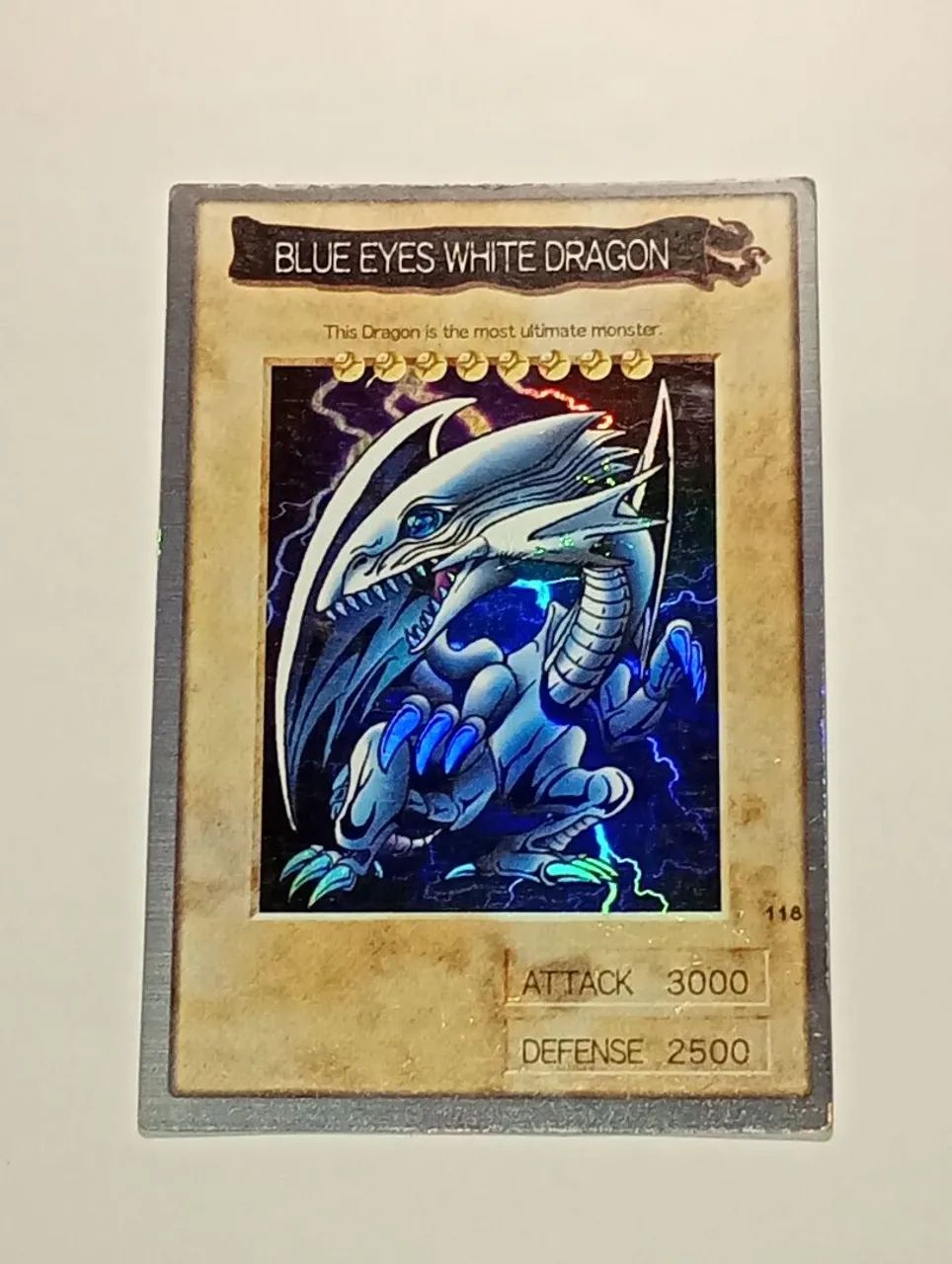 Blue-eyes white Dragon Bandai em inglês TCG YUGIOH - Foto 5