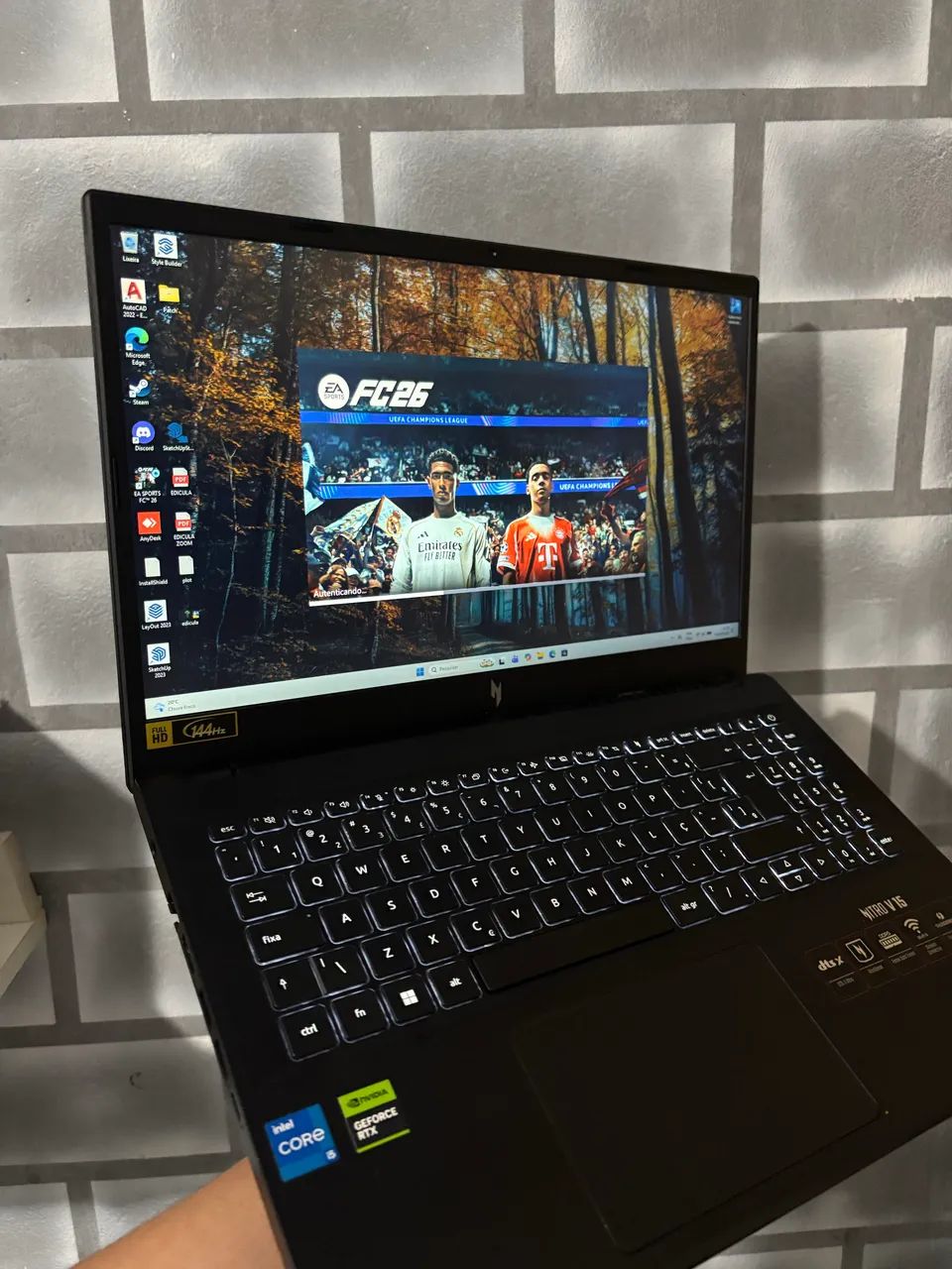 Notebook gamer (Acer nitro)