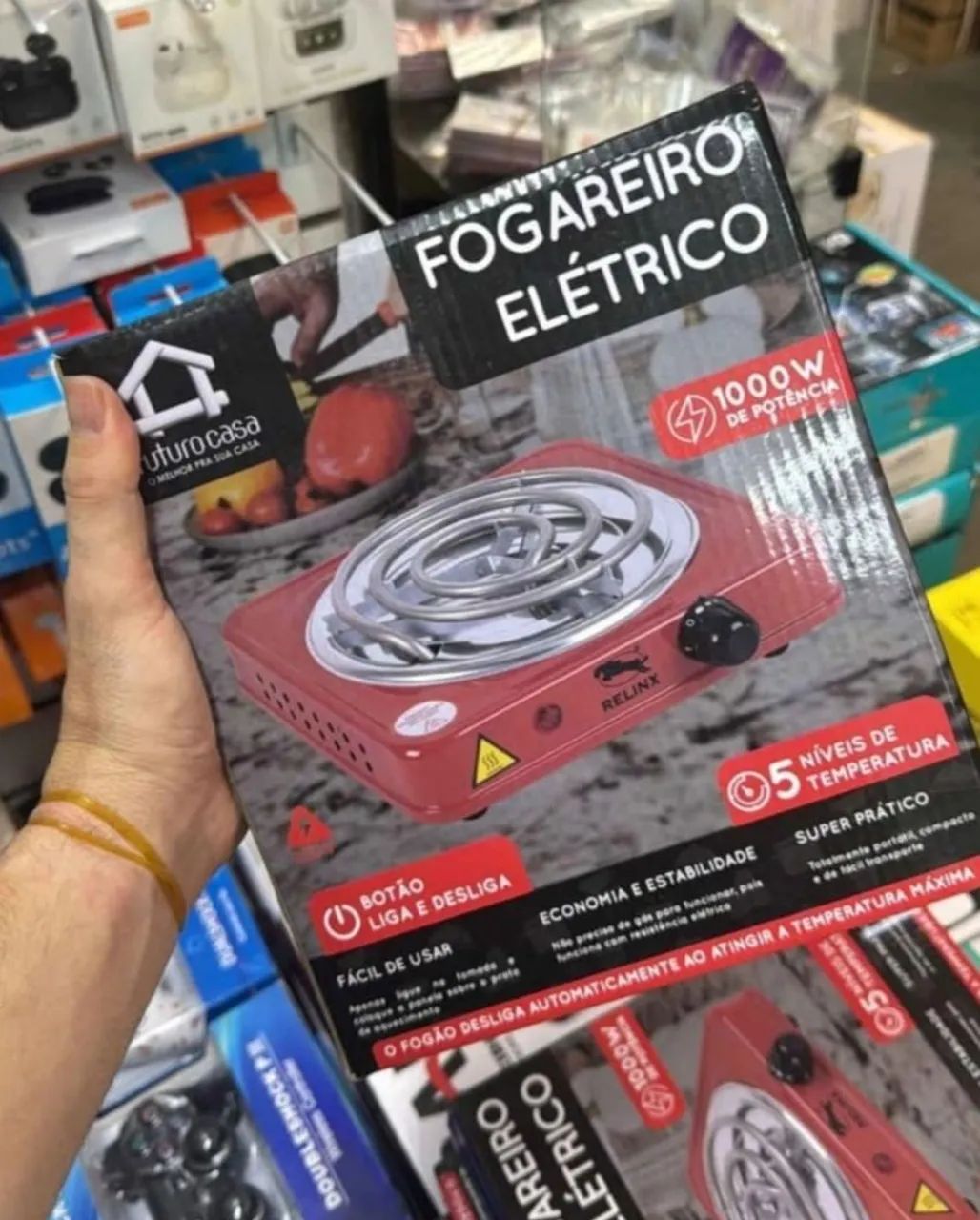Fogão elétrico 1 boca