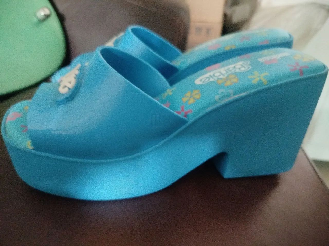 Salto plataforma melissa posh Barbie limitada - Foto 2