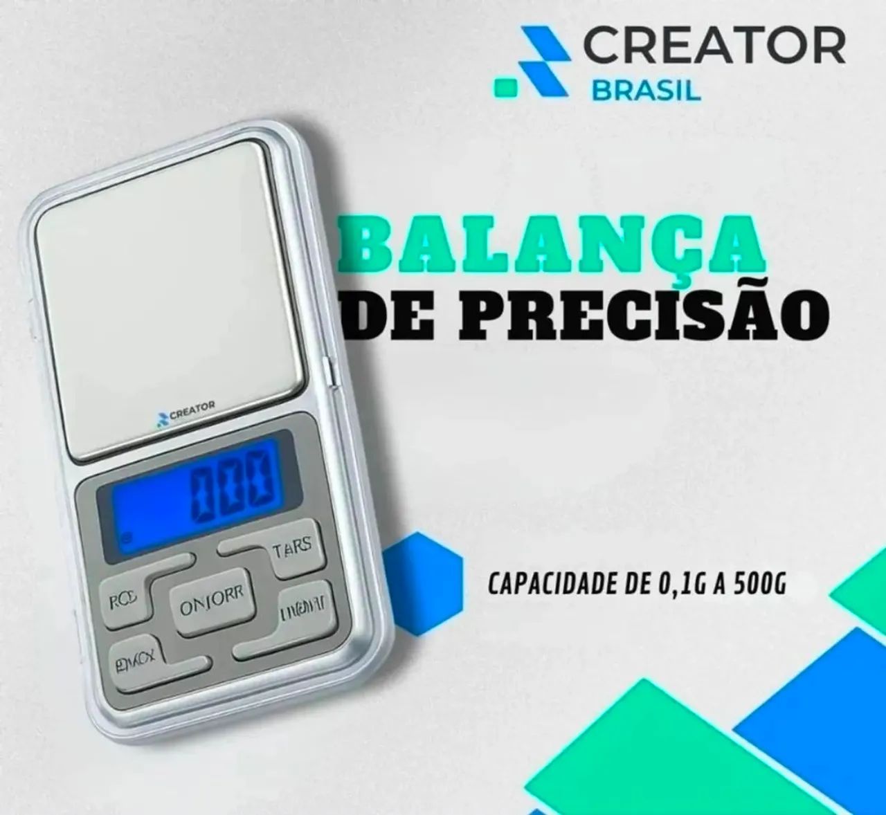 Mini Balança de precisão 0.1 a 500g