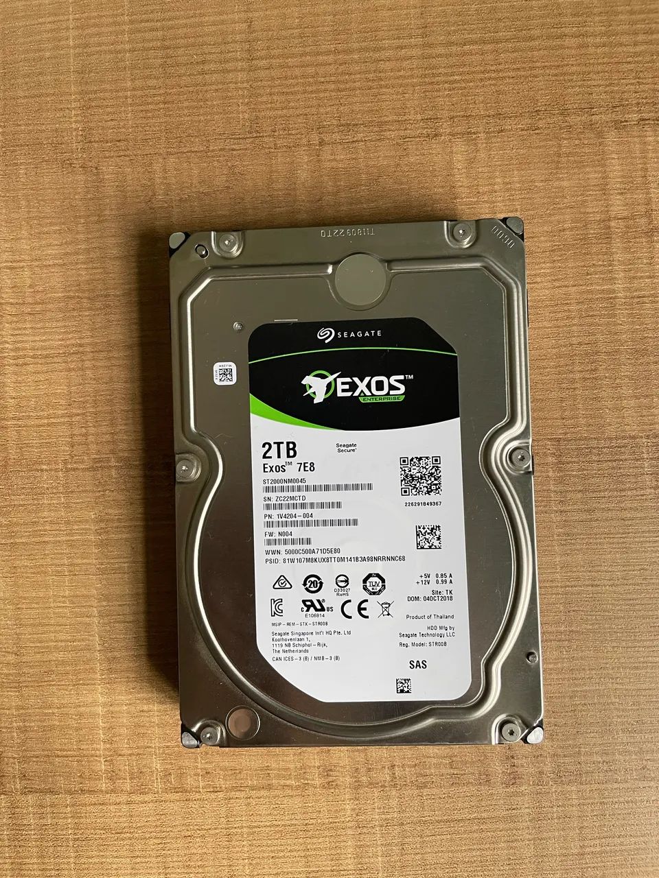 HD SAS 2TB Seagate Exos 7E8 Enterprise 7200rpm - Armazenamento