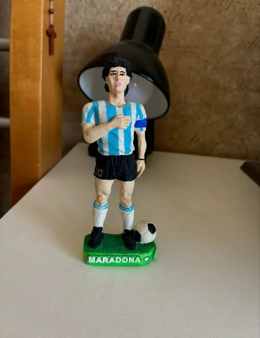 Figura Maradona - comprada na Argentina 