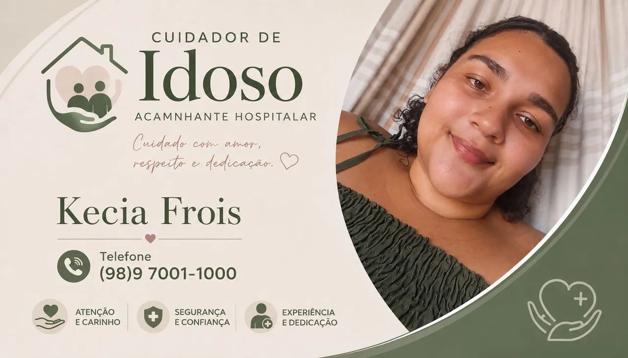 Cuidadora  de Idosos /Acompanhante Hospitalar 