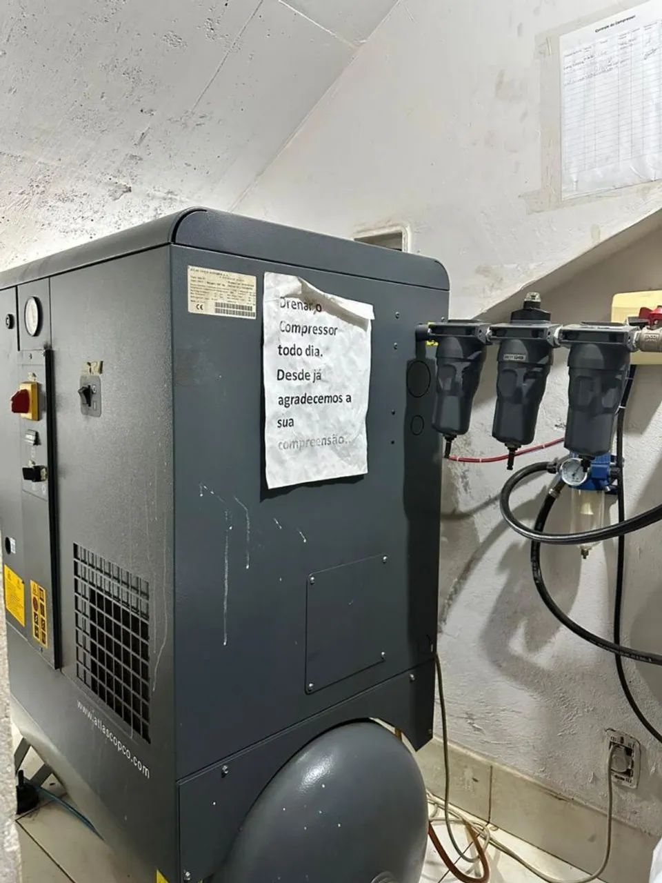 COMPRESSOR PARAFUSO ATLAS COPCO  - Foto 5