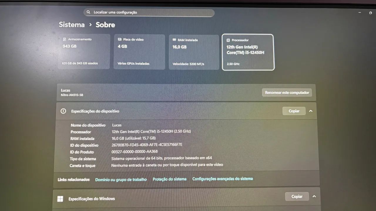 Acer nitro 5 - Foto 3