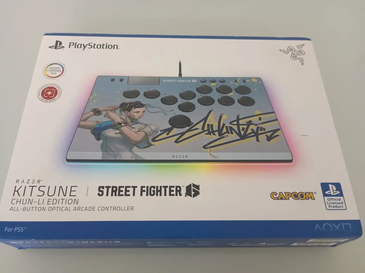 Razer Kitsune Chun-Li Edition 春麗 Razer Kitsune Street Fighter 6 Chun-Li Edition - Arcade Óptico