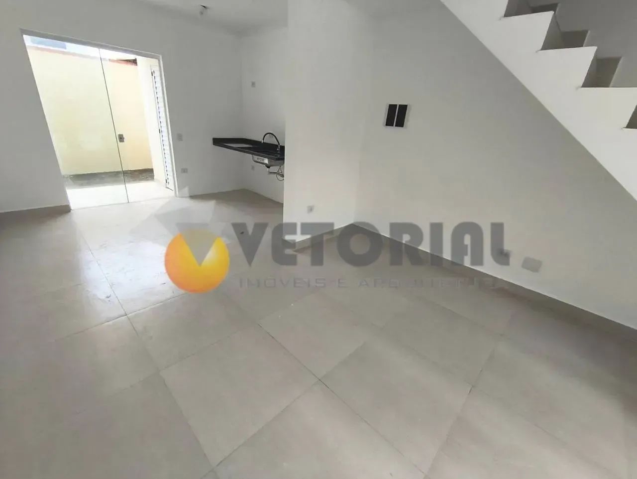 Sobrado para venda com 65 metros quadrados com 2 quartos - Foto 2
