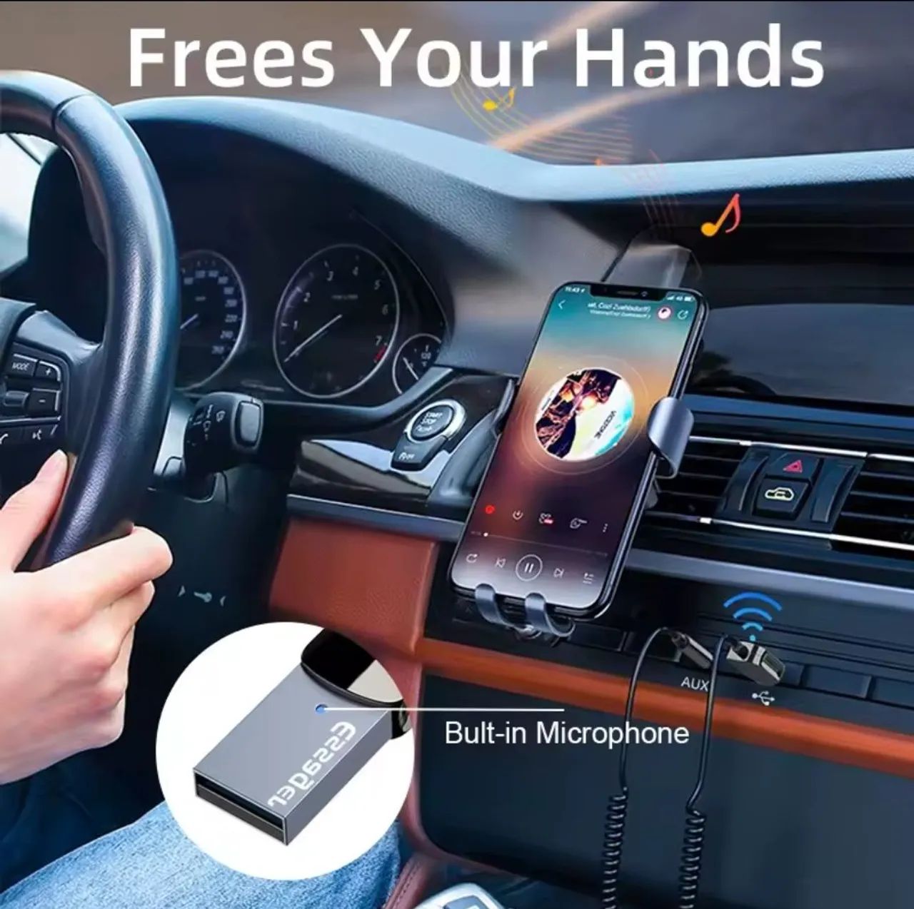 Bluetooth para som de carro  - Foto 2