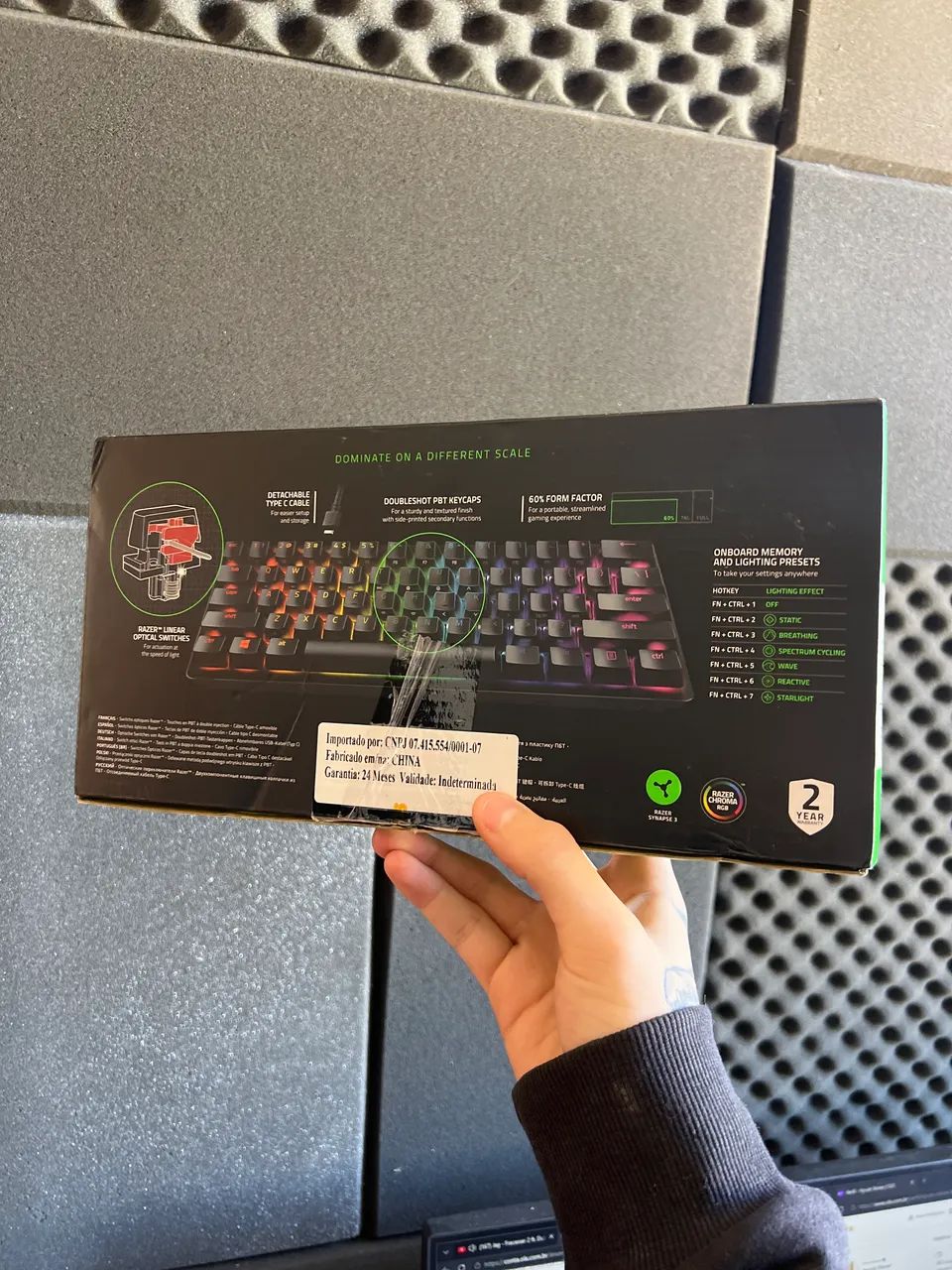 TECLADO RAZER HUNTSMAN MINI - Foto 2