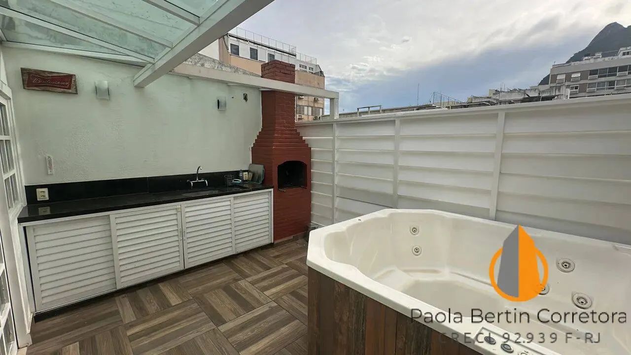 Cobertura Leblon 2 Quartos Duplex com Jacuzzi e Perto da Praia - Foto 3