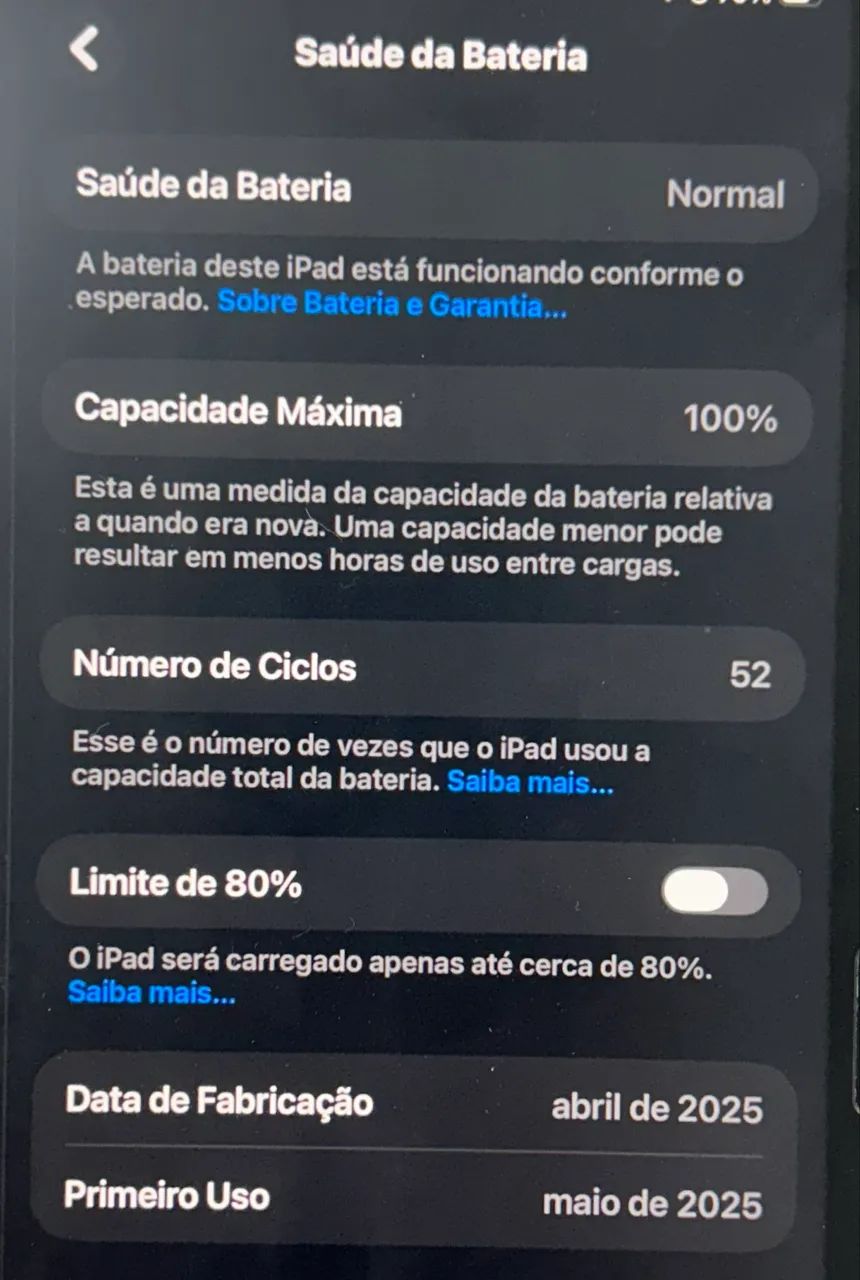 iPad 11 128 GB Azul (Wi-Fi + 5G) com Apple Pencil - Foto 4