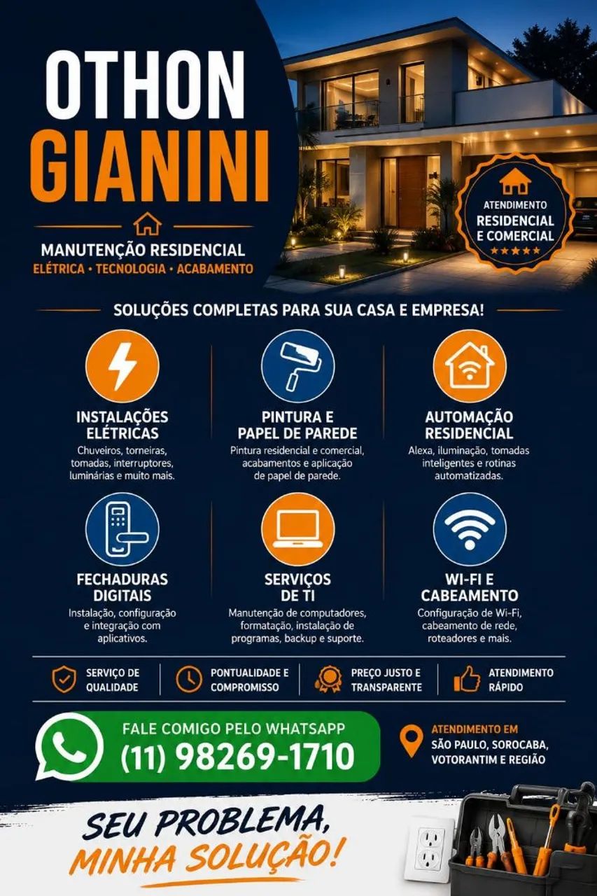 Marido de aluguel premium - Sorocaba/Votorantim