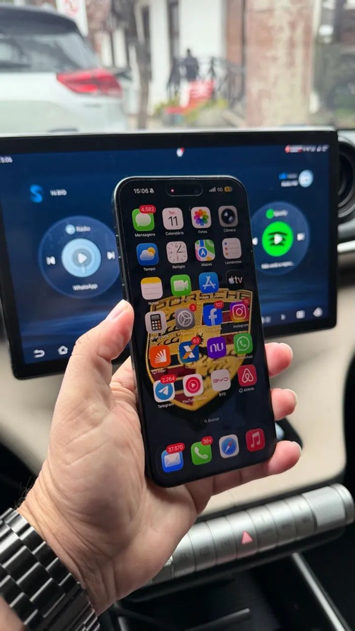 iPhone 15 Pro Max 256 titânio Perfeito 
