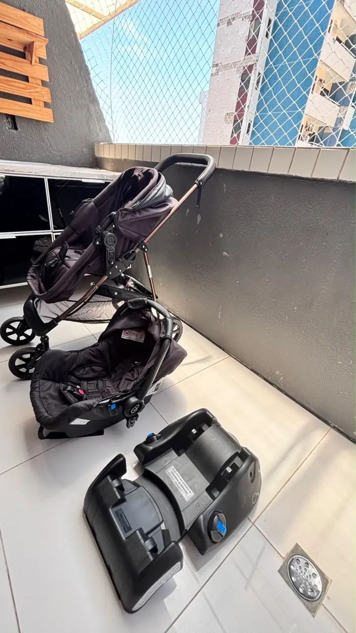 Carrinho Bebe Napoli 3 em 1  - Foto 2