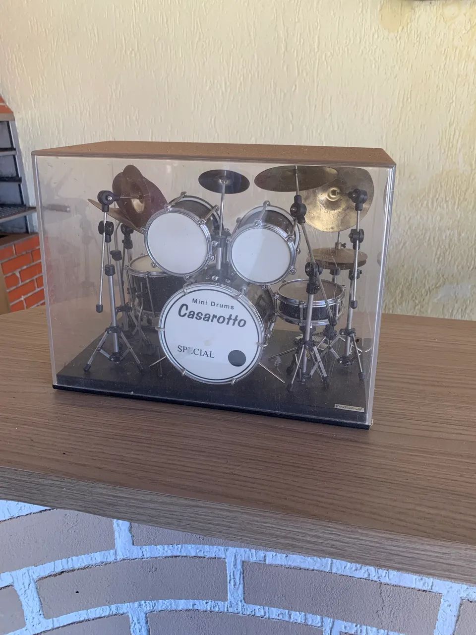 Mini bateria e Mini teclado  para decoração 