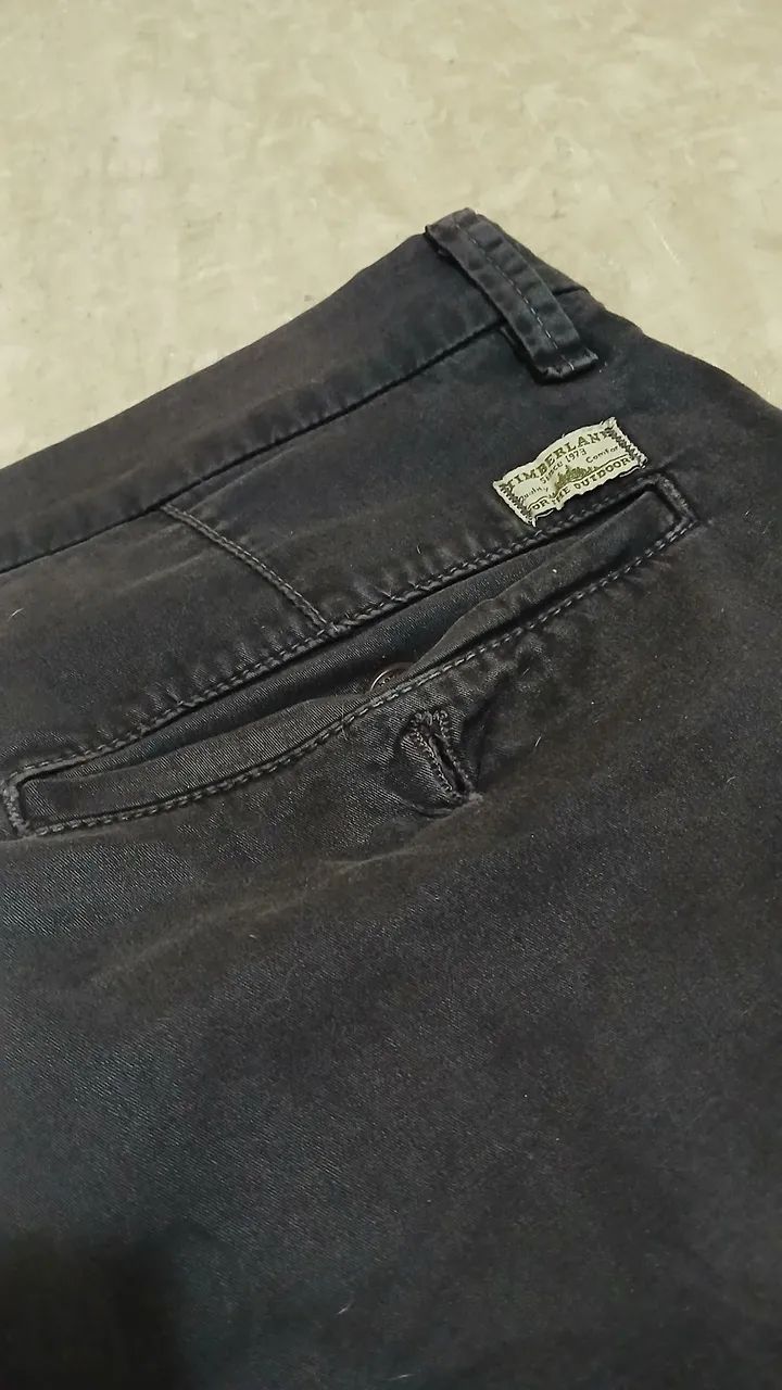 Short Chino Preto Timberland - Foto 4