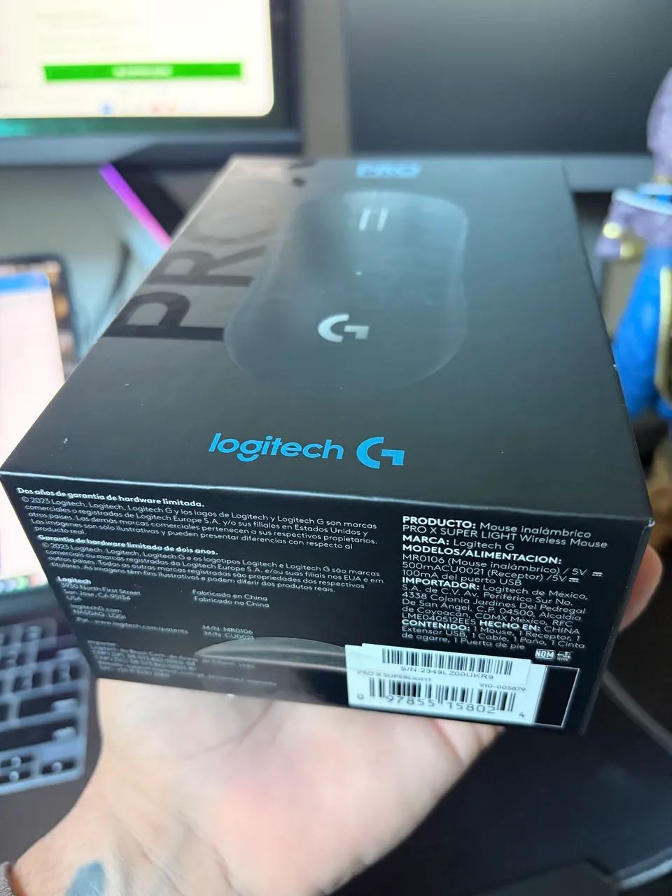 Mouse Gamer Sem Fio Logitech G PRO X Superlight - Foto 3