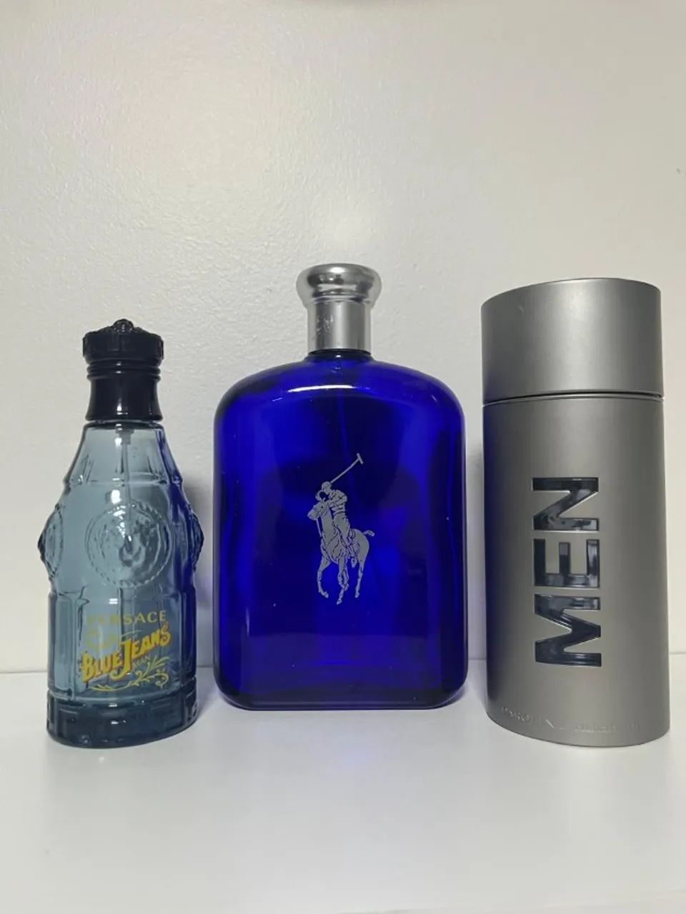 3 PERFUMES MASCULINOS VAZIOS 
