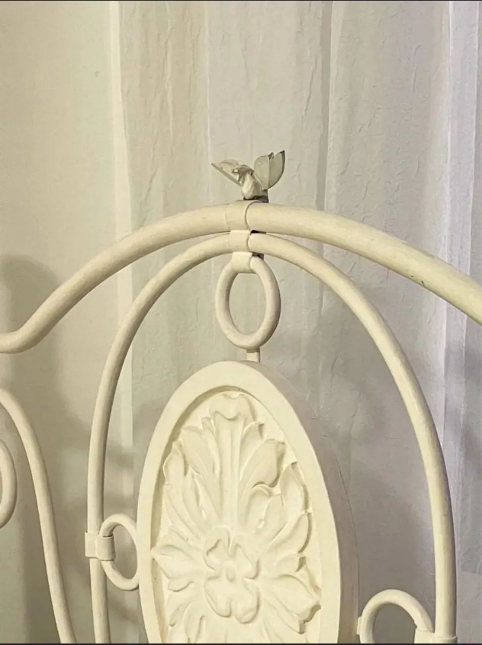 Cama solteiro ferro clássica estilo Farmhouse  - Foto 4