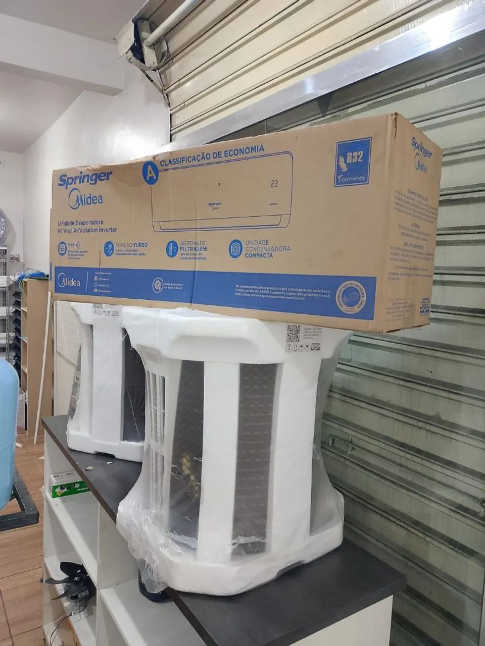 Ar condicionado Springer Midea 18000 BTUs com wi-fi novo na caixa