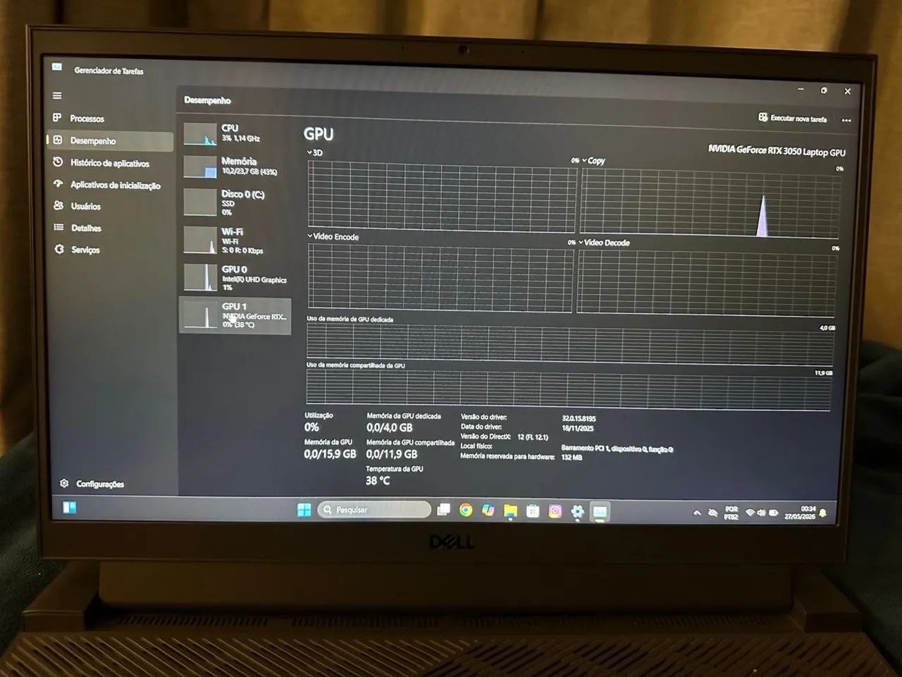 DELL G15 i5 - RTX 3050 - 24gb RAM - Foto 4