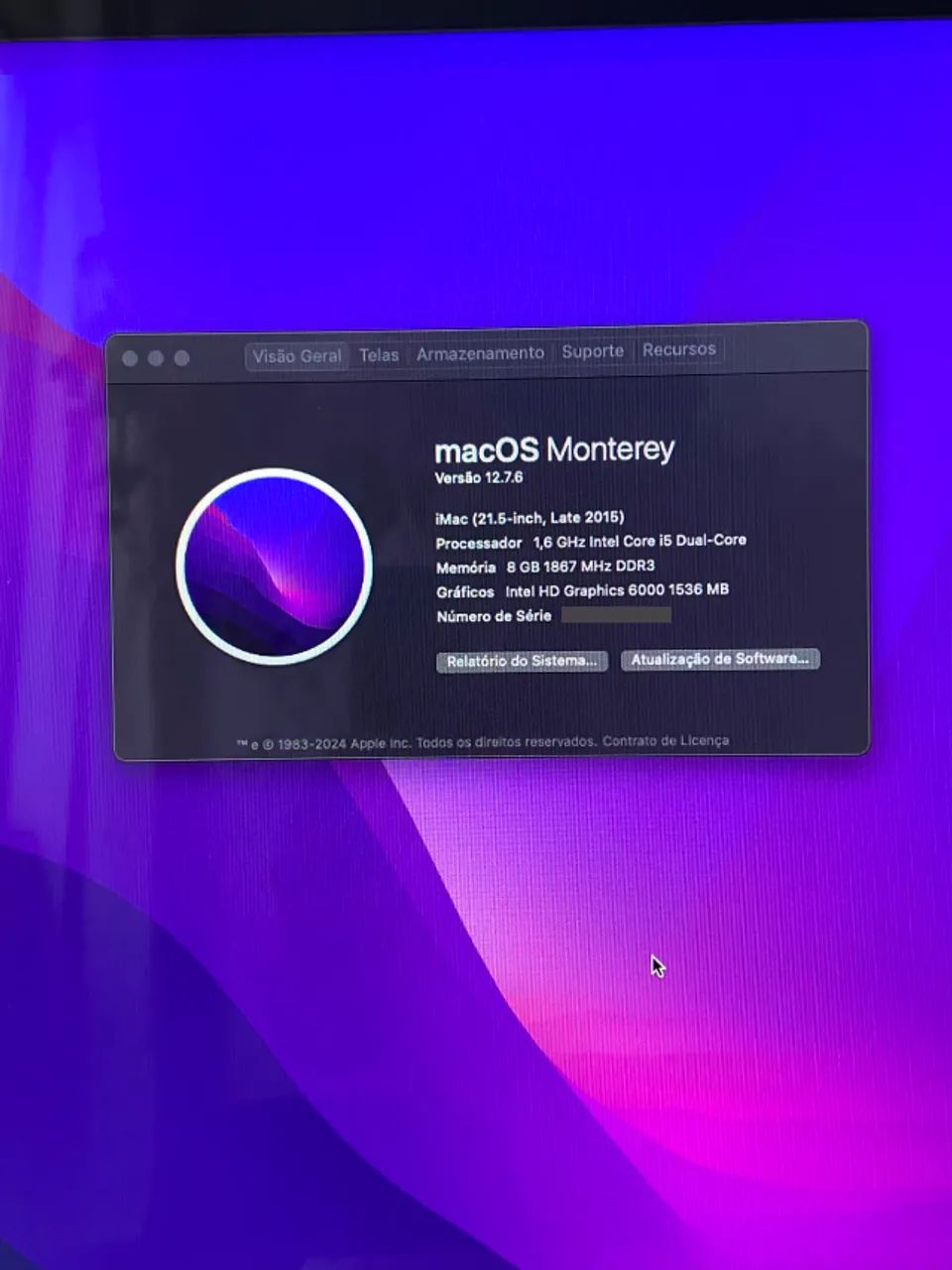 Apple iMac Late 2015 - 21,5 polegadas - Foto 3