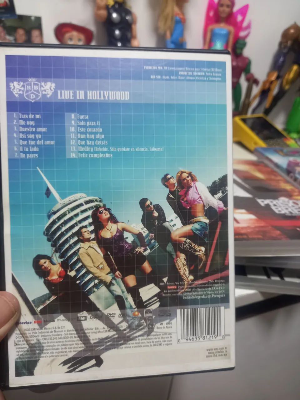 DVD RDB LIVE IN HOLLYWOOD - DVD, Blu-Ray e Vídeo Cassete