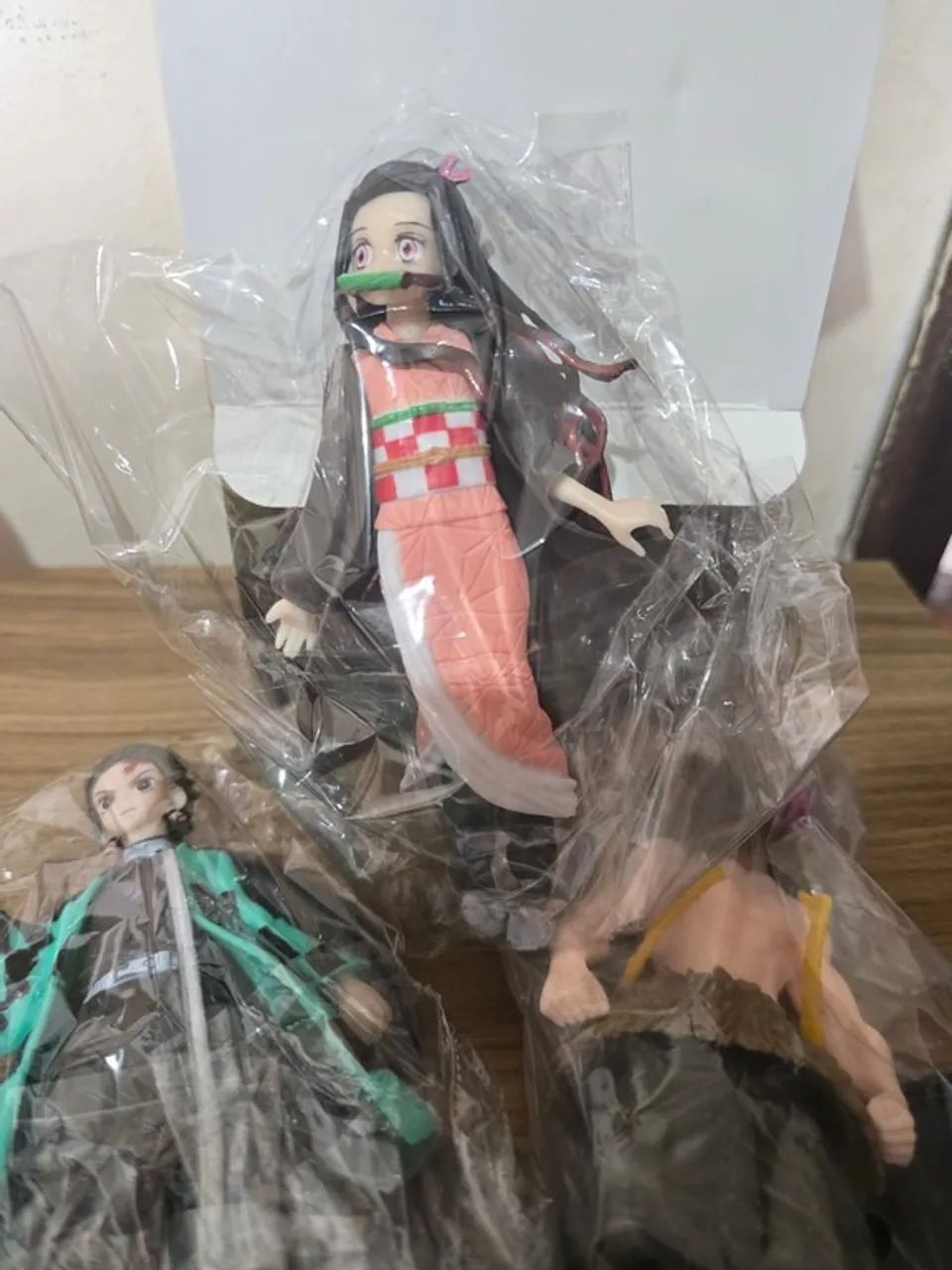Lote Bonecos Demon Slayer - Nezuko, Tanjiro, Inosuke - Foto 2