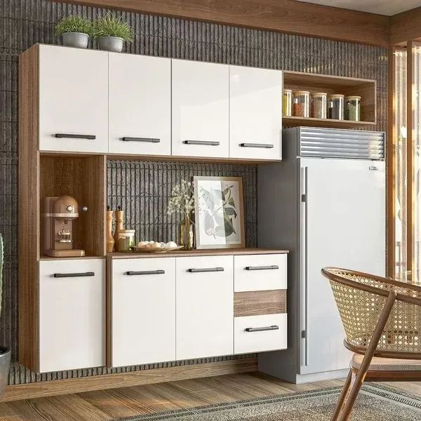 Cozinha Suspensa com 7 Portas e 2 Gavetas  Fortaleza - Foto 2