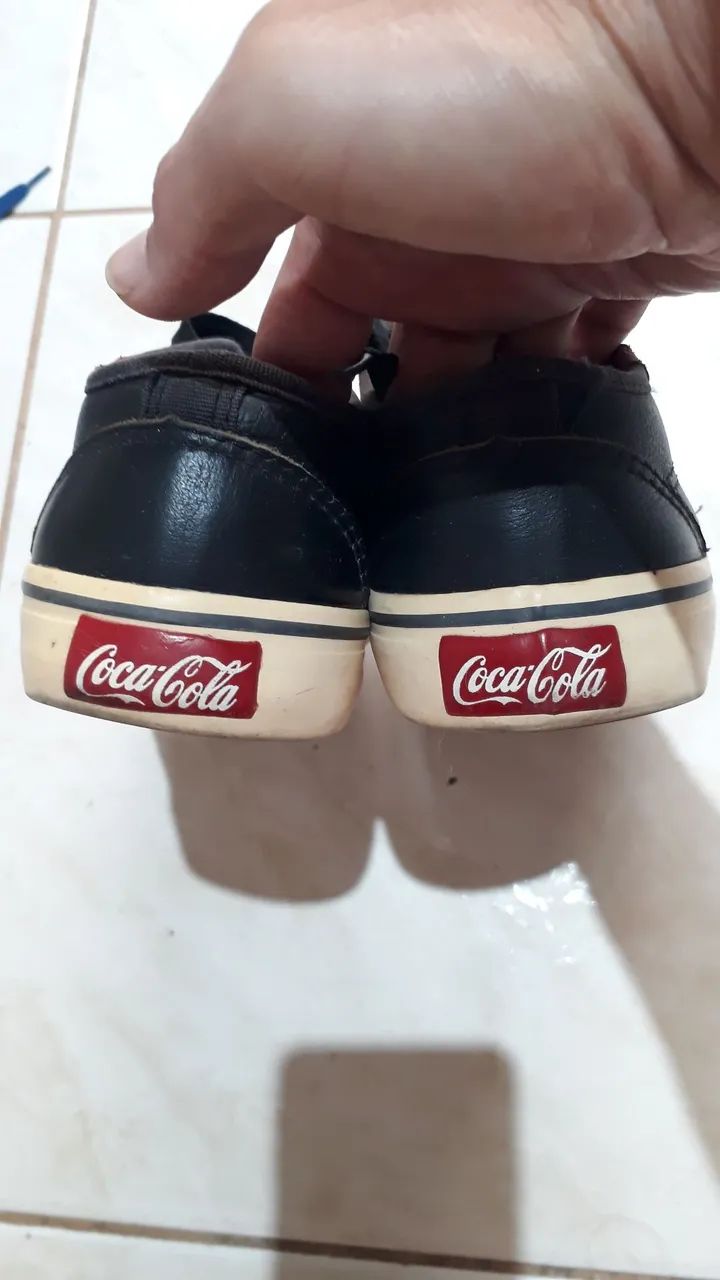 Tênis Coca Cola Couro Original 38  - Foto 2