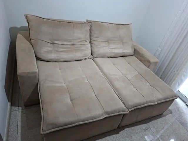 Sofá retrátil 2,20m em ótimo estado - Foto 2
