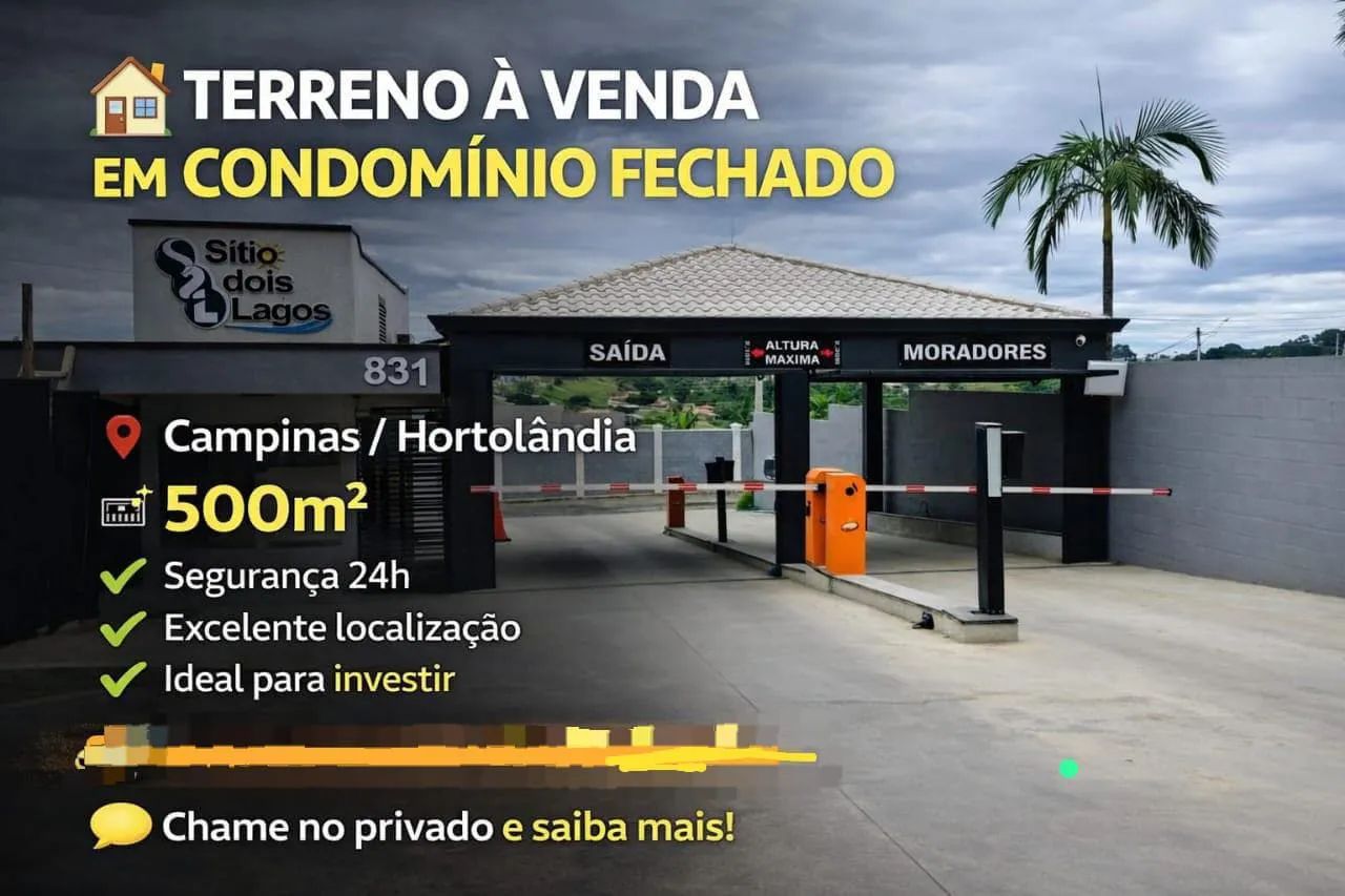 *Terreno na chácara Luzitana *