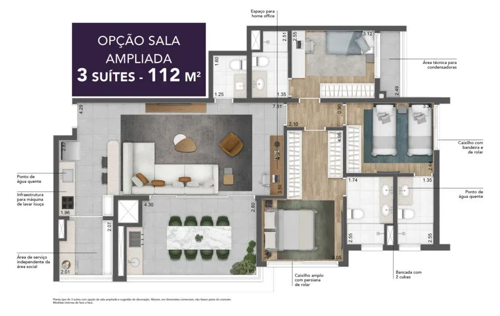 PLANTA 112m²