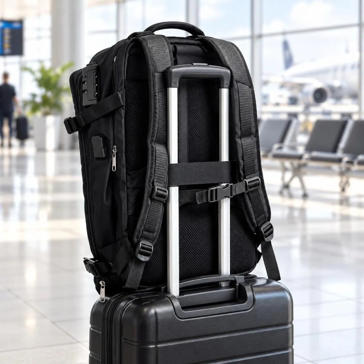 Mochila para levar notebook e roupas para viagens  - Foto 2