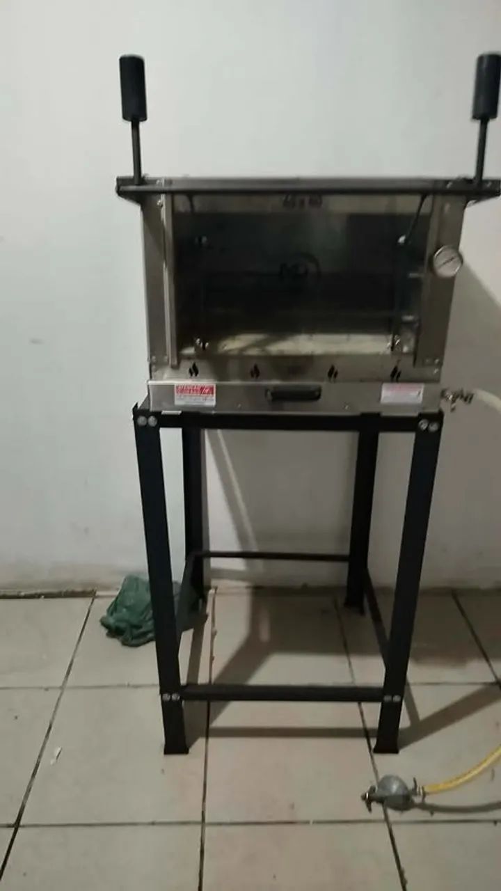 Forno a gás industrial com pedra refratária 45 por 60 - Foto 2
