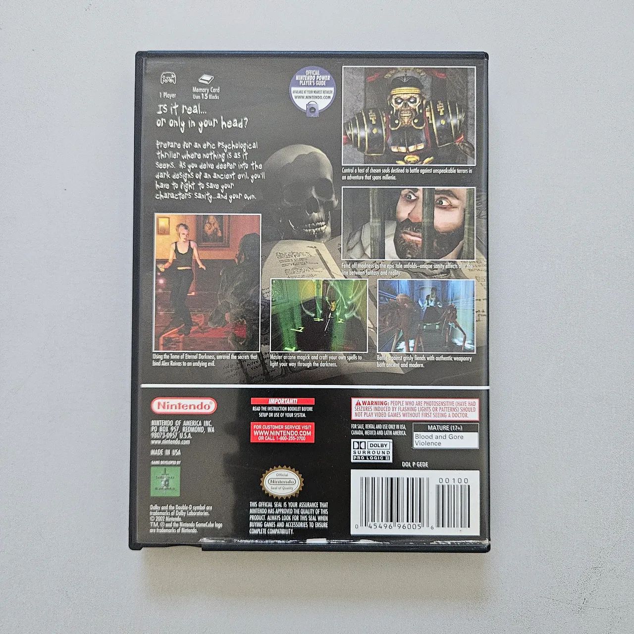 Eternal darkness original Nintendo Game cube  - Foto 3