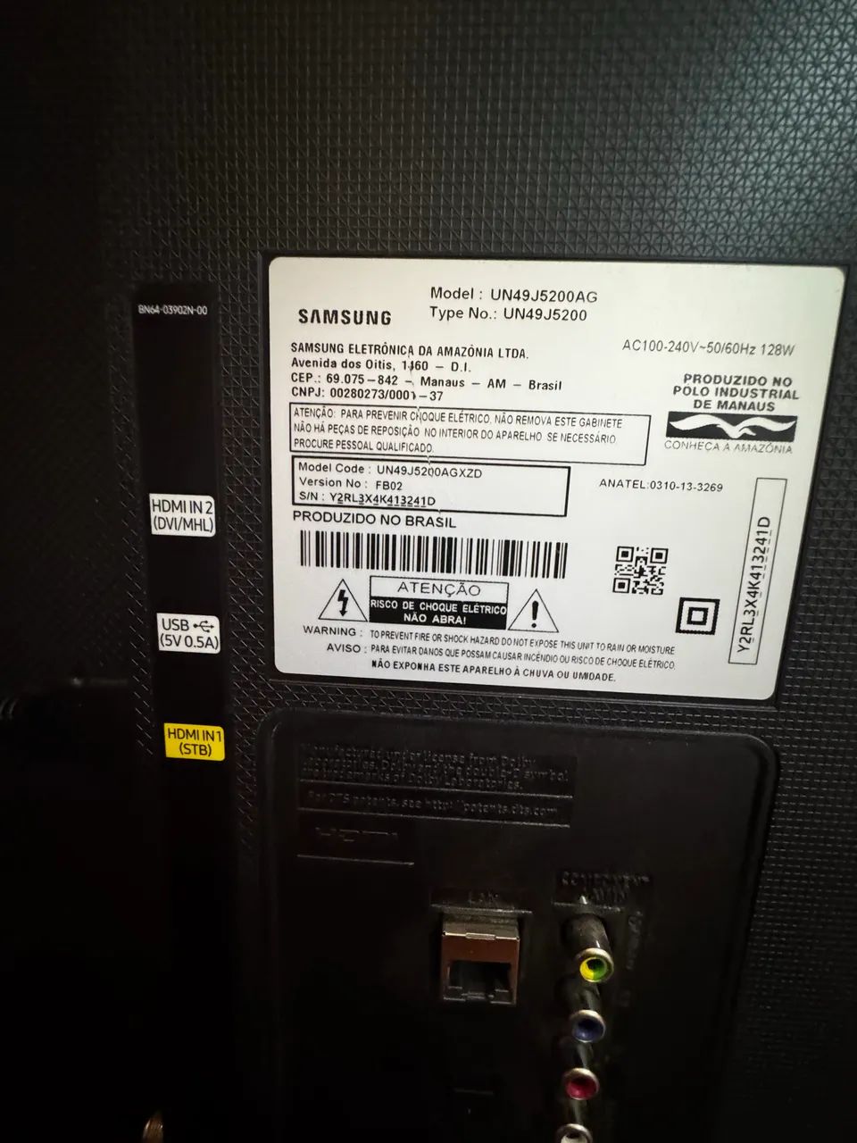 Smart tv Led 49? full hd Samsung - com defeito - Foto 4