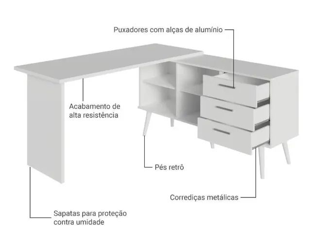 Escrivaninha Mesa de Estudos