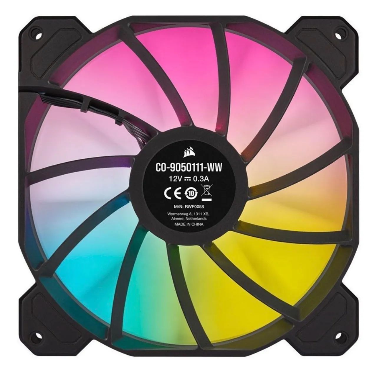 Corsair Fan Cooler Sp140 Elite Rgb Icue Novo + Parafusos - Foto 3