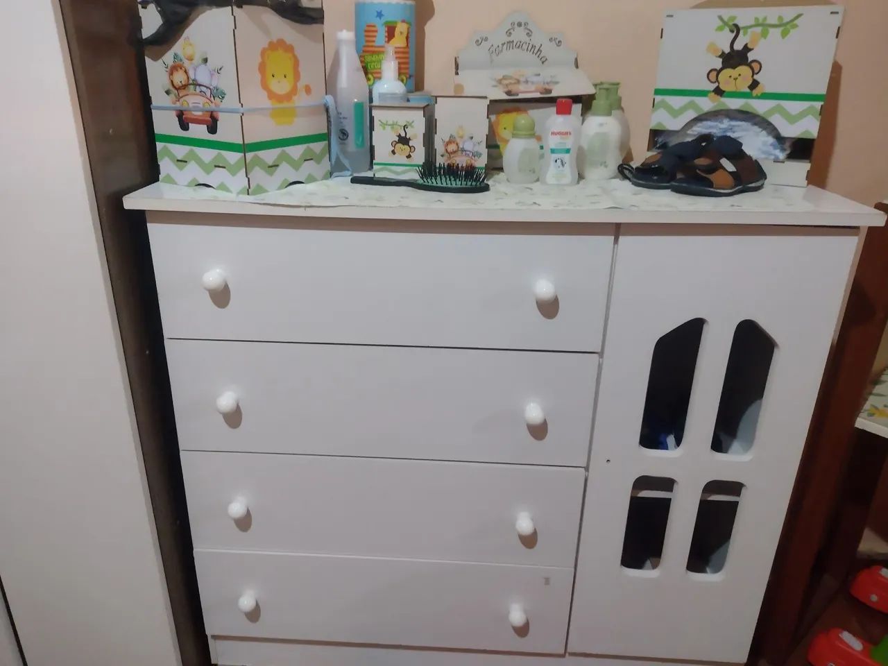 Berço completo com cômoda infantil  - Foto 2