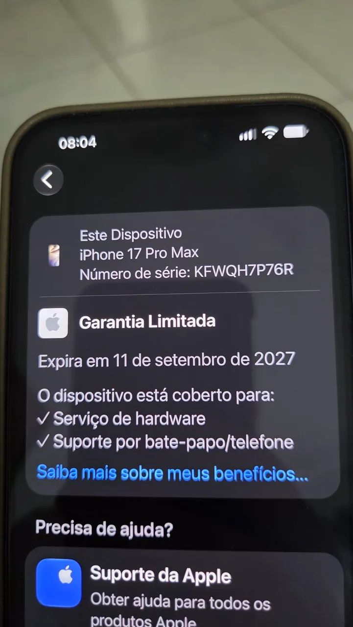 iPhone 17 Pro Max 512 gb - Azul - Novo - Foto 5
