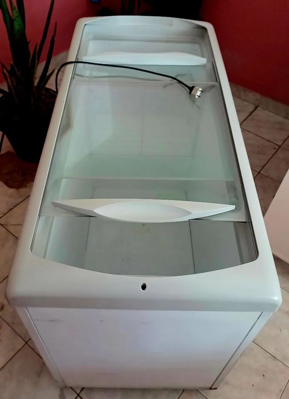 Frizer Tampa de vidro! Funcionando perfeitamente.  - Foto 2