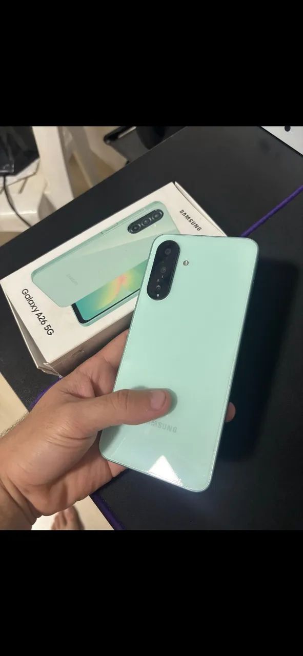 Samsung A26 5g (256gb de memória) verde menta - Foto 2