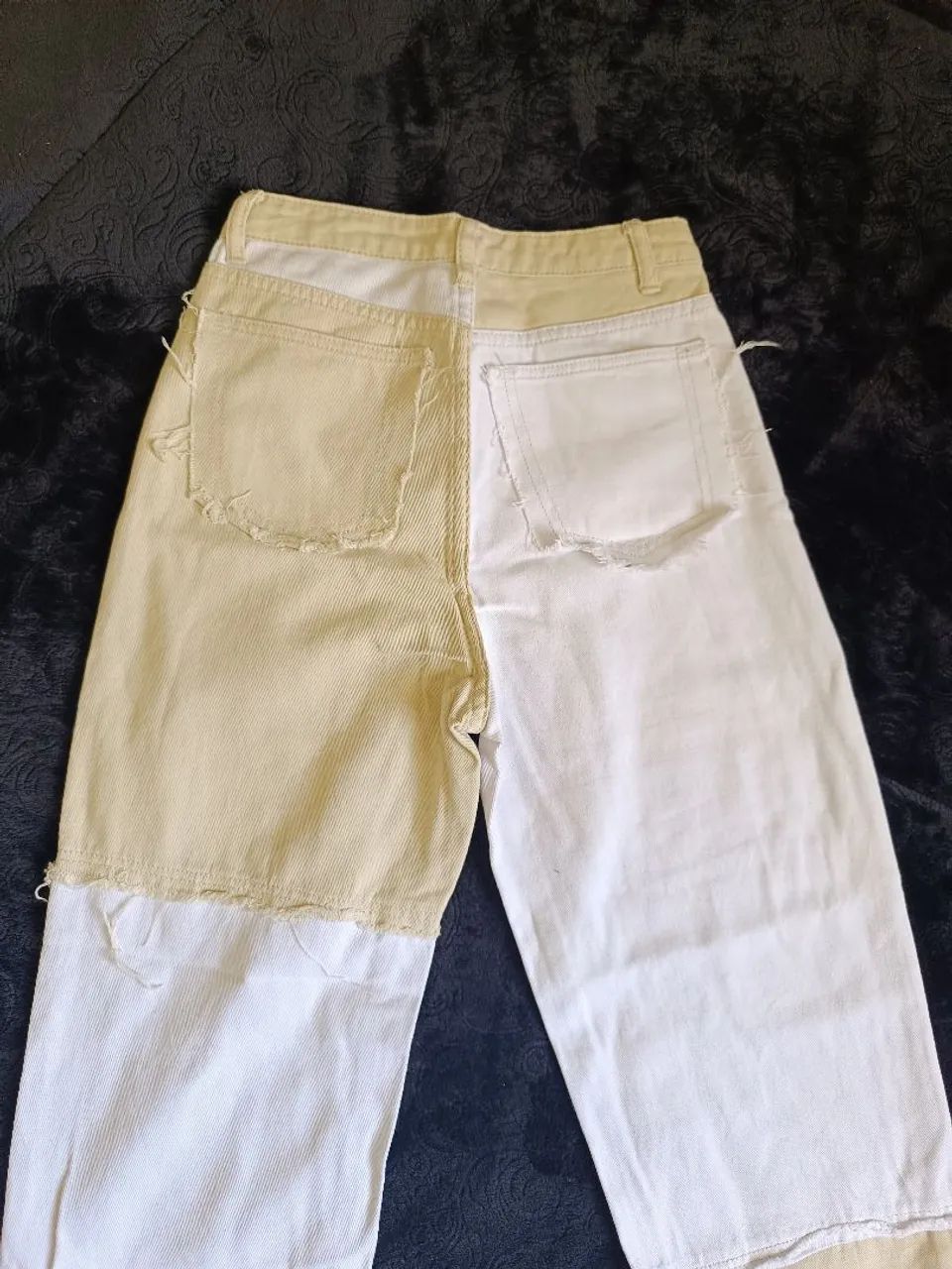 Calça jeans larga T:36 - Foto 2