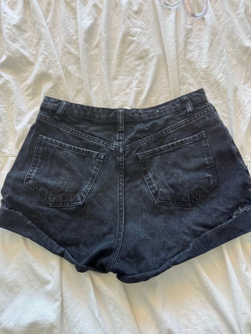 Shorts jeans preto  - Foto 2