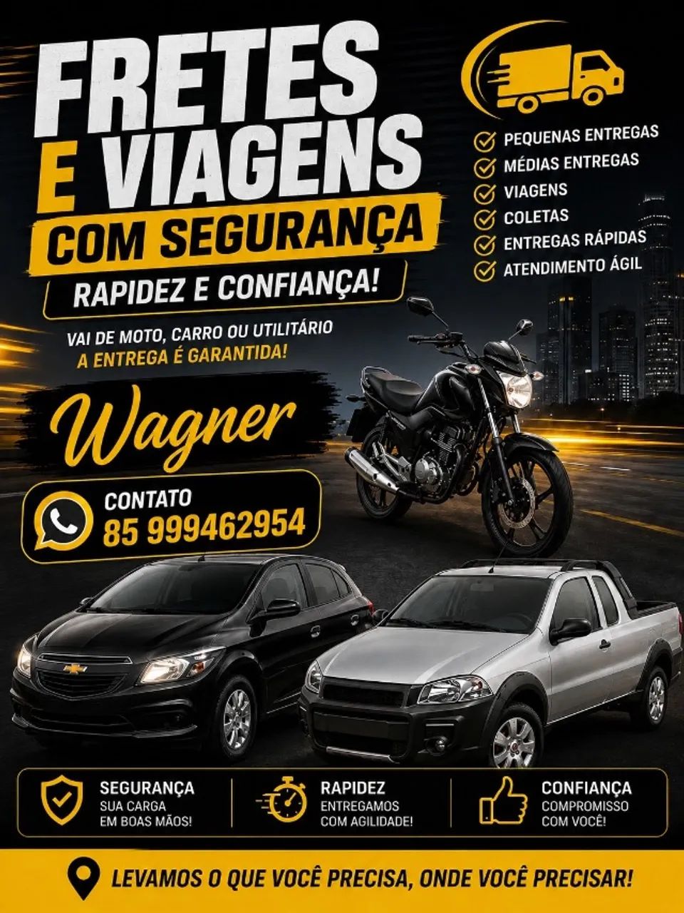Fretes e viagens 