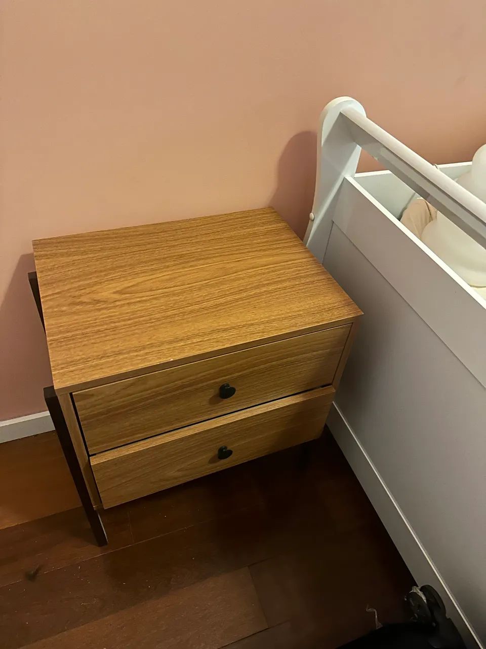 mesa de cabeceira madeira freijó (dupla) - Foto 3