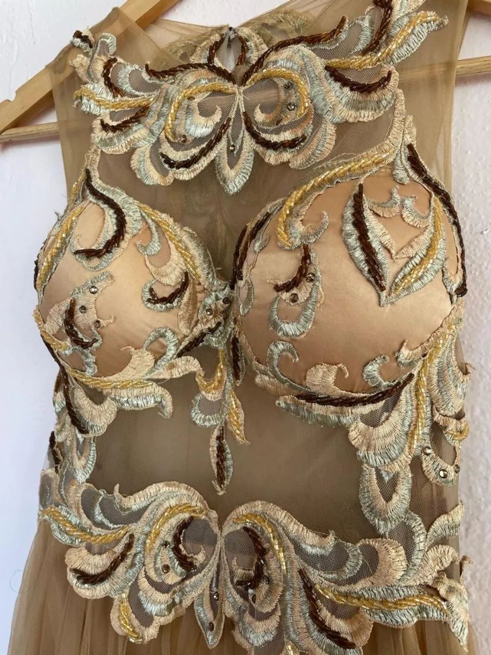 Vestido de festa dourado  - Foto 3