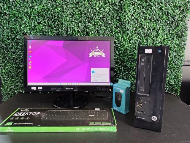 Setup Completo Hp Pro Slimline Com Monitor 20 Polegadas, Processador I5 E Ssd - Foto 5